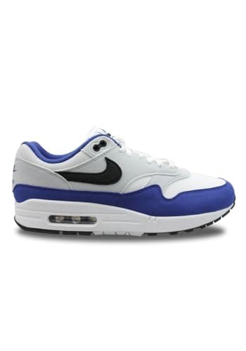 Image of NIKE FD9082 Air Max 1 Men White/Black-DEEP Royal Blue UK 7.5