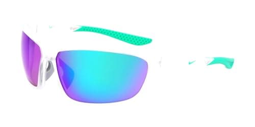 Image of Eyeglasses Nike - Nike Windtrack Run Ev24003 Matte Clear/Green Mirror / 68 Bridge: 14 Horizontal Measurement: 68 Vertical Measurement: 40,5