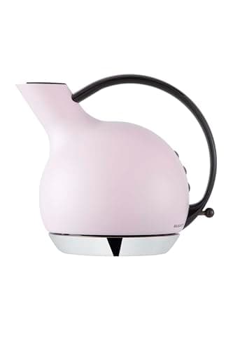 Image of BUGATTI, Giulietta Design Electric Kettle with Removable Anti-Limescale Filter, Capacity 1.2 Litre, 18/10 Stainless Steel Kettle (Rosa)