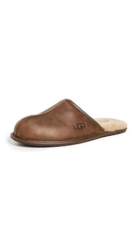 Image of UGG Scuff Slip-on, Men's Slippers, Tan Leather, 40 EU