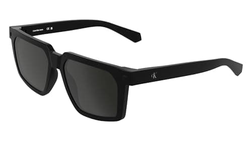 Image of Calvin Klein Jeans Men's Sunglasses CKJ25621S - Black with Solid Grey Lens