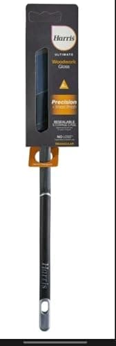 Image of Harris Ultimate Woodwork Gloss Triangular Precision Paint Brush, 20mm, Resealable Storage Case