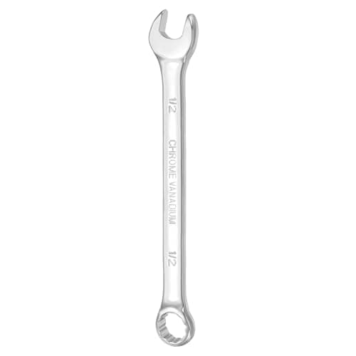 Image of sourcing map Combination Wrench 1/2" Open End 10-Degree Offset 12-Point Box End Double Ended Wrenches Spanners Tools for Household Automotive Machinery DIY Repair