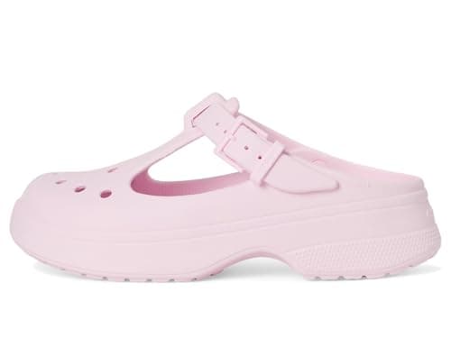 Image of Crocs Unisex-Adult Classic Clogs, Mary Janes for Women, Pink Milk, 3 UK Men / 4 UK Women