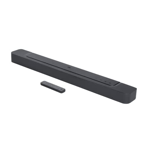 Image of JBL Bar 300 Speaker 5.0 Channel 260 W All-in-One Surround Sound Home Entertainment Bar with Dolby Atmos, MultiBeam and Built-In Wi-Fi, Black