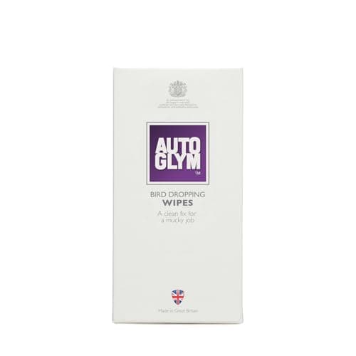 Image of Autoglym Bird Dropping Wipes, x10 - Exterior Car Cleaning Wipes Offer A Quick, Clean Fix For A Mucky Job