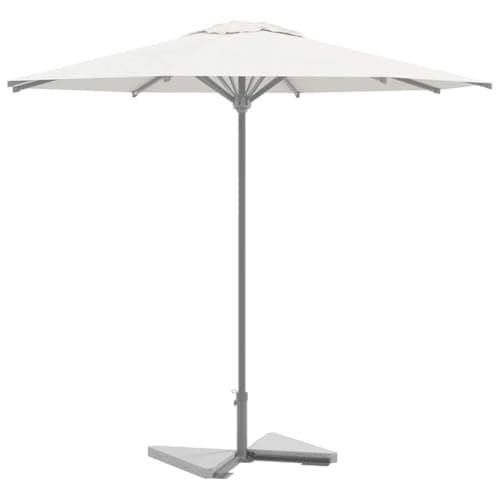 Image of qohoio 4100002 Umbrella Weight Plates 2 pcs Grey Granite Triangular 14 kg Granite Parasol Stand Base Heavy Duty Large Garden Parasols Umbrella Holder Stand For Sun Garden Shade