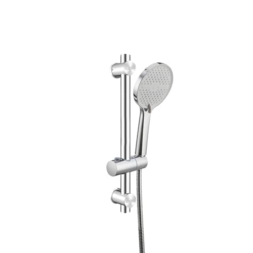 Image of 42CM Shower Riser Rail Kit Adjustable Shower Slide Bar with 5-Function Handheld Shower Head and 150CM Shower Hose SUS304 Stainless Steel Shower Holder Bracket Polished Finish