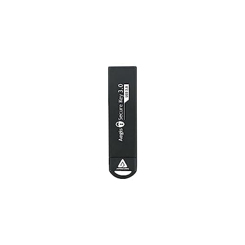 Image of Apricorn Aegis Secure Key 16GB FIPS 140-2 Level 3 Validated 256-bit Hardware Encrypted USB 3.0 Flash Drive (ASK3-16GB)