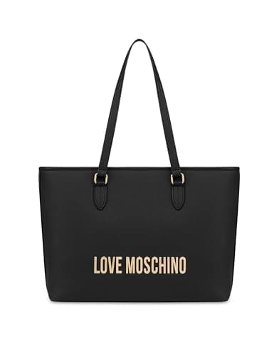 Image of Love Moschino Art JC4190PP1NK Women's Handbag, Black, 38X29X13