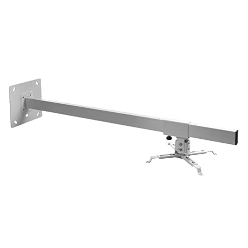 Image of celexon universal projector wall mount MultiCel WM1000 white | tiltable, swivelling & length-adjustable projector mount up to 100 cm wall distance | max. load capacity 15 kg