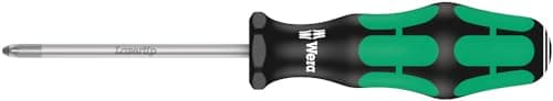 Image of Wera 355 PZ Kraftform Lasdertip screwdriver, Pozidriv PZ 1 x 80 mm, 05009310001