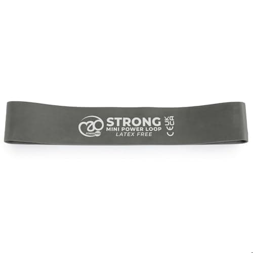 Image of Fitness-Mad Latex Free Mini Resistance Band | Elastic Exercise Loop in 3 Different Resistance Levels | Great for Strength Training, Therapy & Rehab | Single Looped Band or Set of 3, 31cm