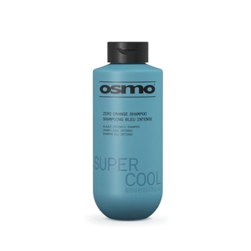 Image of OSMO Super Blue Zero Orange Shampoo for Brunettes | Blue Toning | No Yellow or Brass | Vegan. 400ml