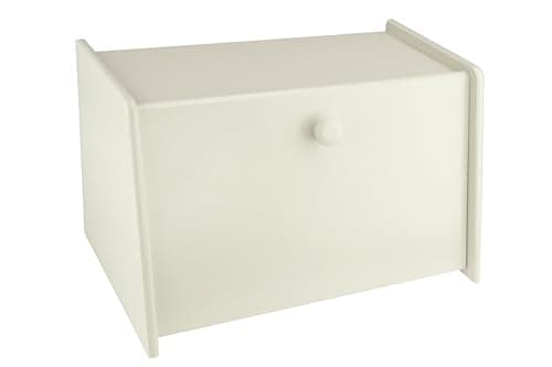 Image of Apollo Wood Drop Front Bread Bin, Cream