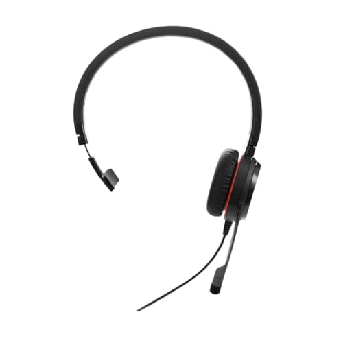 Image of Jabra Evolve 30 II UC Mono USB-C (Überkopfbügel) USB-C Anschluss, mit Mute-Taste und Lautstärke-Regler am Kabel