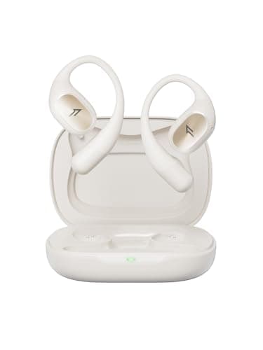 Image of 1MORE Open Ear Earbuds S31, 14.2 mm Driver Deep Bass Earphones, 4 Mics for Clear Call, Bluetooth 5.3, Snug Fit, Lightweight Ear Hooks, 30H Playtime, Wireless Headphones for Sport Workout Yoga, White