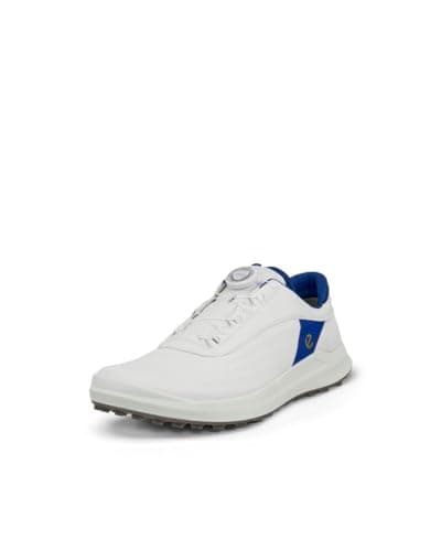 Image of ECCO Mens Core Low-Cut Golf Shoes - White/Virtual - UK 10