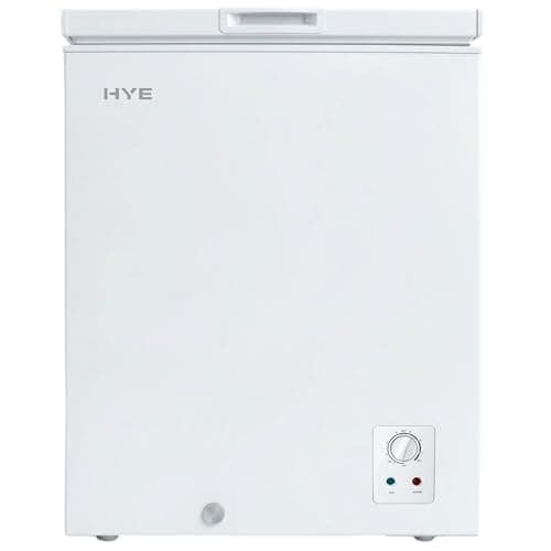 Image of Chest Freezer - 139L Freezer, Quiet 42 dB Operation, Mechanical Temperature Control, Freestanding Design, White, Suitable for Kitchens, Garages & Utility Rooms - RF01CF139W24