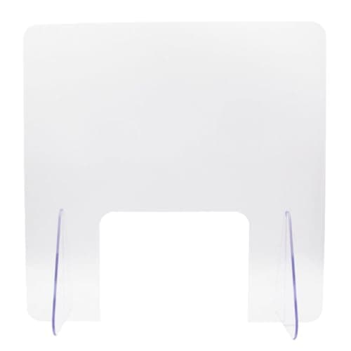 Image of iplusmile Sneeze Guard Screen Divider 40X40Cm Acrylic Protective Panel with Desktop Installation for Office and Reception Counters