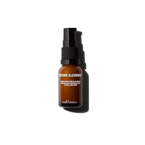 Image of Grown Alchemist Hydra-Restore Under Eye Serum for Dark Circles - Hyaluronic Eye Brightener, Fine Lines and Wrinkles Treatment - Lightening, Lifting and Puffiness Reducer - Vegan Beauty Products 15 ml
