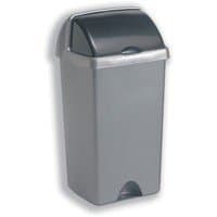 Image of Addis 48 Litre Roll Top Bin, Metallic