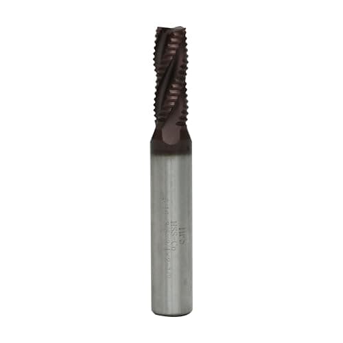Image of HFS(R) Roughing End Mill Square End Mill 4 Flute M42 8% Cobalt TiAlN for Steel 5/16" Dia.