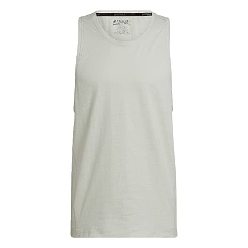 Image of adidas Men's Yoga Tank, Linen Green, Large