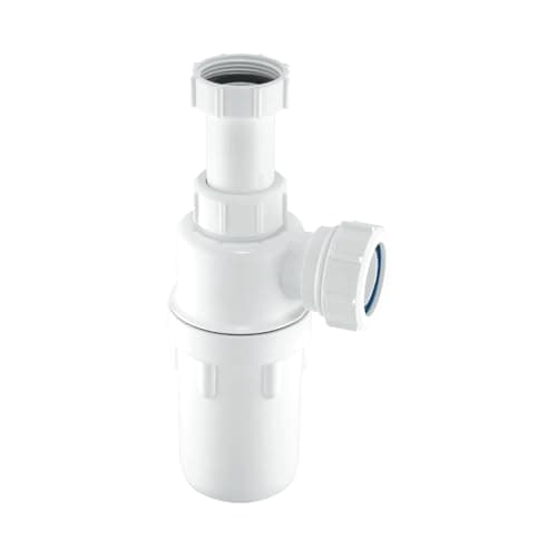 Image of McAlpine 32mm Resealing Adjustable Inlet Bottle Trap with Multifit Outlet A10AR