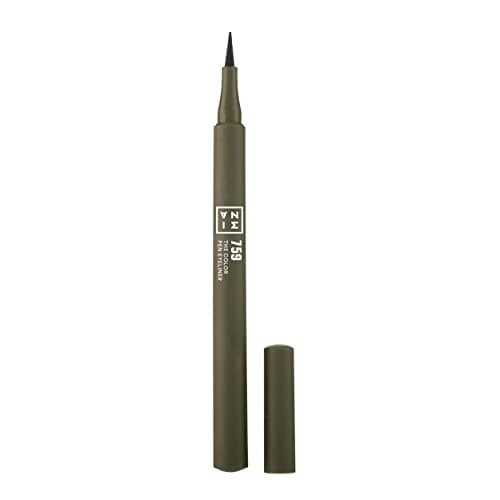 Image of 3INA MAKEUP - The Color Pen Eyeliner 759 - Olive green - Liquid Eyeliner - 10h Longwear Smudge-proof for Sensitive Eyes - Ultra Precise Felt Tip Matte Liner - Bold Pigmentation - Vegan - Cruelty Free