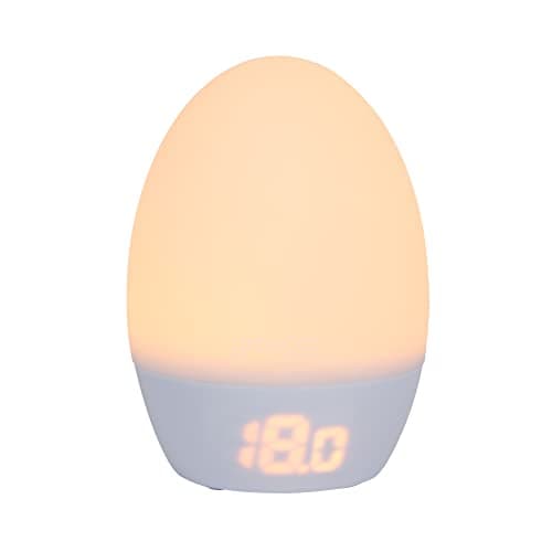 Image of Tommee Tippee GroEgg2, Toddler Nightlight, LED Colour-Changing with Digital Room Temperature Display for Safer Sleep, Adjustable Brightness, Silicone Shell, USB Rechargeable