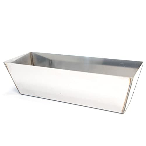 Image of Toolty Plasterers Mud Pan Stainless Steel - 315mm - 12" - for Mixing Plastering Grounting - Welded - DIY
