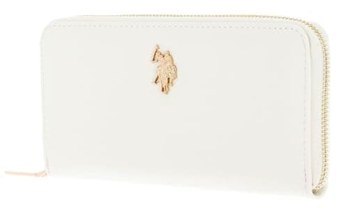 Image of Women's Wallet U.S Polo Assn. Jones Large Zip Around White