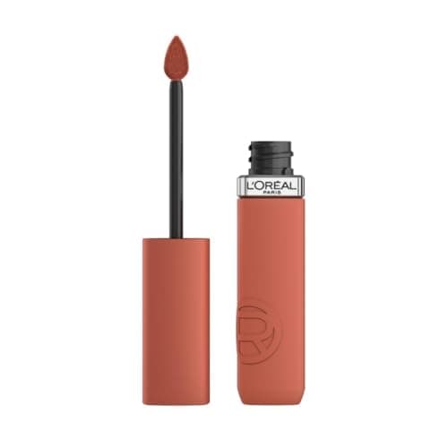 Image of L'Oréal Paris Liquid Lipstick, Intense Colour, Longwear Matte Formula with Hyaluronic Acid, Transfer- and Smudge-Resistant, Infallible Matte Resistance, Shade: 115 Snooze Your Alarm