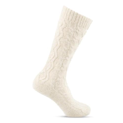 Image of totes toasties® Ladies Cable Knit Slouch Slipper Sock