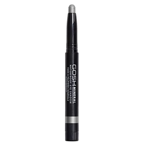 Image of GOSH Mineral Waterproof Eye Shadow I rotating eye shadow pencil with creamy texture for easy application and intense colour result I waterproof, long-lasting and perfume free I 006 Metallic Grey