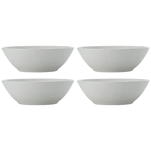 Image of Maxwell & Williams Cashmere Dessert Bowls, Fine Bone China, Coupe Style, 15 cm - White (4 Piece Set of Pudding / Cereal Bowls), POBC1878
