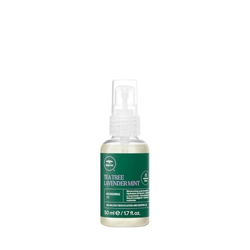 Image of Paul Mitchell Tea Tree Lavender Mint Nourishing Oil - Leave-In Hair Care for Dry, Damaged Hair, Hair Oil for Wavy, Curly and Natural Frizzy Hair, 50 ml