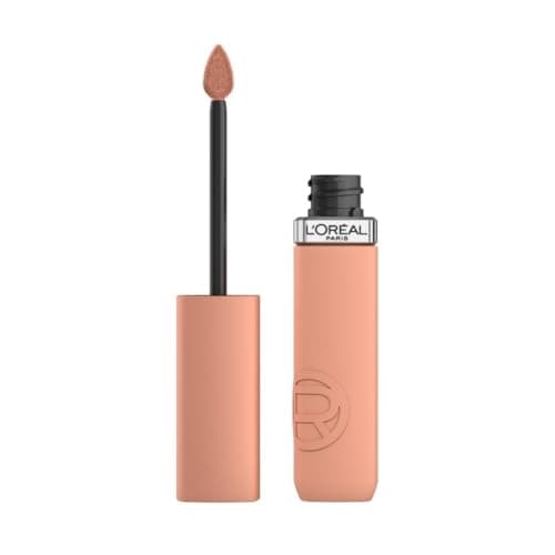 Image of L'Oréal Paris Liquid Lipstick, Intense Colour, Longwear Matte Formula with Hyaluronic Acid, Transfer- and Smudge-Resistant, Infallible Matte Resistance, Shade: 100 Fairytale Ending