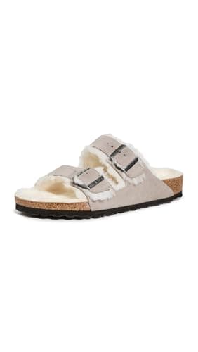 Image of Birkenstock Arizona Shearling Unisex - Stone Coin - 41 EU