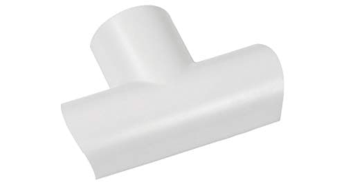 Image of D-Line | Clip-Over Equal Tee | white 30x15mm Bag of 5