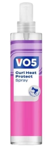 Image of VO5 Curl Heat Protect Spray 200ml | Shields Against Heat Damage | Helps Define Curls | Lightweight & Non-Greasy | With Heat Defence up to 230°C