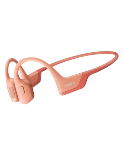 Image of SHOKZ OpenRun Pro, [England Athletics Recommended] Bone Conduction Headphones, Open-Ear Sports Earphones with Mic, IP55 Waterproof Bluetooth Wireless Headset for Running Yoga(Pulse Pink) (Renewed)
