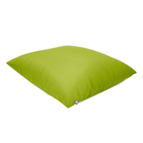 Image of rucomfy Beanbags Square Floor Cushion Large Indoor/Outdoor Bean bag - Use As Large Pillow or Chair - Water Resistant and Durable - L70cm x W70cm (Olive Green)