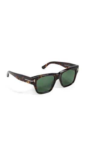 Image of Tom Ford square sunglasses, brown, One Size
