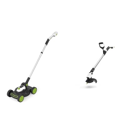 Image of Gtech SLM50 Small Lawnmower | Cordless Electric Lightweight Grab and Go | 2 Cutting Heights & GT50 Grass Trimmer | Lightweight Cordless Strimmer | Powerful 9000 RPM | 120cm Reach