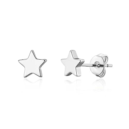 Image of Philip Jones Silver Plated Star Stud Earrings