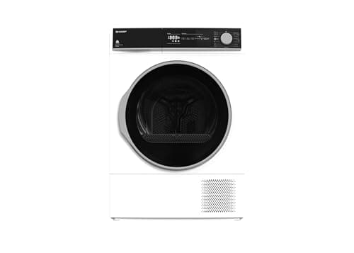 Image of Sharp KD-NHH8S7GW21-EN, Free Standing, 8KG, Heat Pump Tumble Dryer, A++ Energy Rating, White