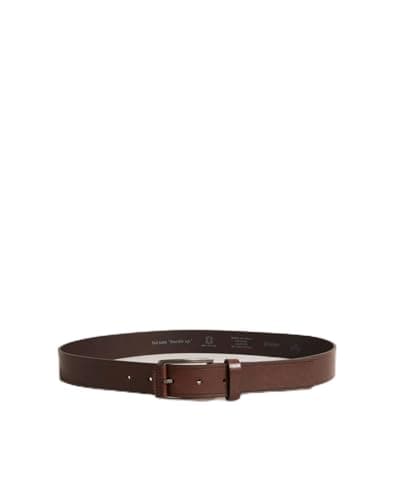 Image of Ted Baker London linded-embossed leather belt, brn-choc, 40" waist