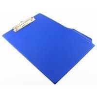 Image of Q-Connect PVC Single Clipboard Foolscap Blue KF01297